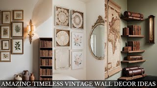 Vintage Wall Decor Ideas Transform Your Space with Timeless Charm 🖼️✨ [upl. by Herm]