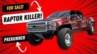 FOR SALE Chevy Silverado Prerunner the real Raptor Killer [upl. by Patience]