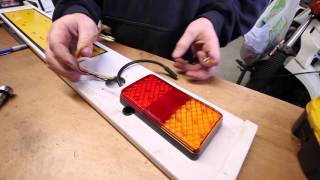 How To Wire LED Trailer Lights [upl. by Elolcin631]