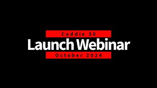 Caddie 30 Whole Launch [upl. by Odarnoc]