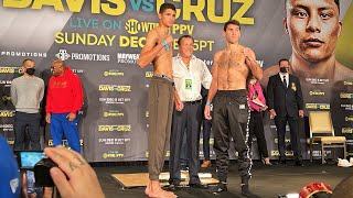 Sebastian Fundora vs Sergio Garcia Final weigh in [upl. by Annahgiel]