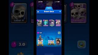 Skeleton deck is op in some ways howtoplayclashroyalefordummies clash clashroyale funnyshorts [upl. by Essirahs491]