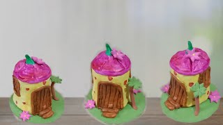 diy miniature fairy housewaste of best ideafairy house waste plasticAnuarr4s [upl. by Ahsait483]