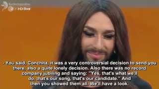 Conchita Wurst  Heroes Wetten dass with English subtitles [upl. by Spear]