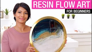 Resin Flow Art For Beginners  Your Resin Art Guide [upl. by Munroe]