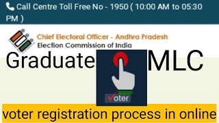 How to apply AP Graduate MLC Voter Registration Process 02112024 [upl. by Ambrogio]