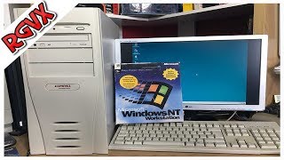 THE PAIN Windows NT 40  Unboxing amp Installing On A Vintage PC  Compaq Deskpro 2000 [upl. by Ariella]