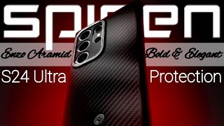 Spigen Enzo Aramid Designed for Galaxy S24 Ultra Case  Bold Elegant Protection [upl. by Jada]