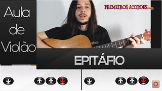 Epitáfio Titãs  como tocar  aula de violão [upl. by Terrej49]