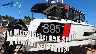 Jeanneau Merry Fisher NC 895 Sport  A detailed walkthrough [upl. by Georgeanna]