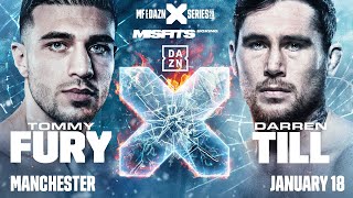 MF amp DAZN X SERIES 20  TOMMY FURY VS DARREN TILL LAUNCH PRESS CONFERENCE LIVESTREAM [upl. by Kirkwood93]