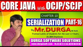 Core Java With OCJPSCJPSerializationPart 16 [upl. by Hannavas]