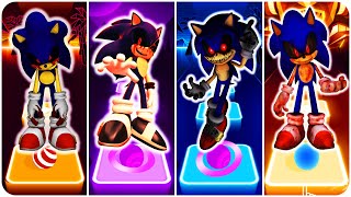 Sonic EXE VS Sonic EXE VS Sonic EXE VS Sonic EXE  DING DONG HIDE AND SEEK  Tiles Hop EDM Rush [upl. by Falkner]