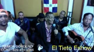 BACHATA  RAMON CORDERO Y EDILIO PAREDES  CONDENADO A LA DISTANCIA EN EL TIETO ESHOW [upl. by Kcire]