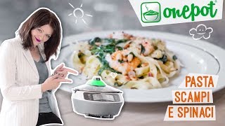 Pasta Scampi a Spinaci  Rezepte für Multikocher Onepot [upl. by Daus]