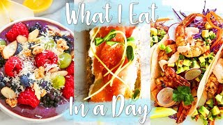 WHAT I EAT IN A DAY  PESCATARIAN MEAL IDEAS Vlog [upl. by Christianna]