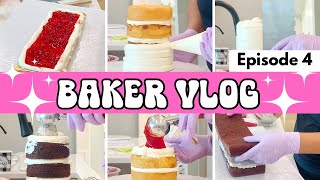 Decorating 6 cakes in one day  Day in the life of a home baker  Bakery Vlog Episode 4 [upl. by Aym]