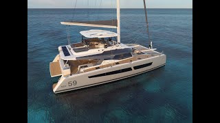 quotNew 59quot Fountaine Pajot 파운틴 파죠 Sailing Catamarans [upl. by Tisbee]