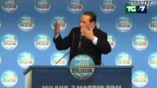 Contestatore Berlusconi Allontanato Picchiato [upl. by Latimer]