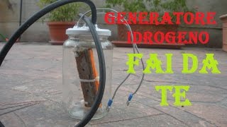 DIY  Come costruire un semplicissimo generatore di idrogeno in casa  DIY hydrogen generator [upl. by Ybbor]