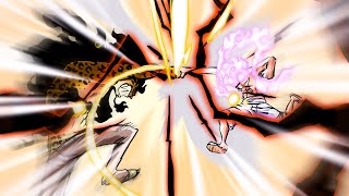 LUFFY GEAR 5 VS AWAKENED LUCCI  FAN ANIMATION  ONE PIECE 1069 [upl. by Eintihw]