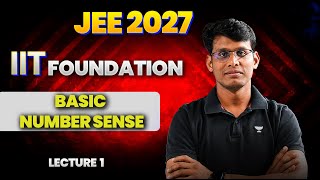 L1 IIT Foundation Mathematics  JEE 2027  Prashant Jain jee jee2027 [upl. by Raclima809]