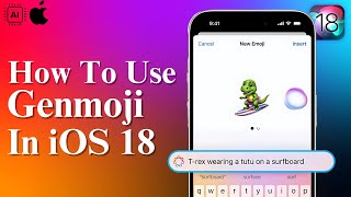 How To Make Ai Emojis in iOS 18 Genmoji Guide [upl. by Rehtnug]