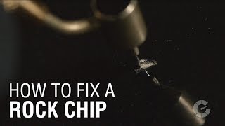 How To Fix a Rock Chip  Autoblog Details [upl. by Llerrom]