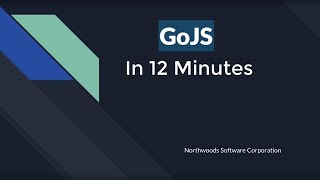 GoJS in 12 Minutes JavaScript Diagramming Library Tutorial [upl. by Jard]