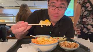 Eating Delicious Shrimp Rice Combo inside Taipei 101 [upl. by Legnaros]