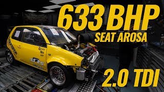 633BHP SEAT AROSA 20 TDI  DARKSIDE DEVELOPMENTS [upl. by Chenay]