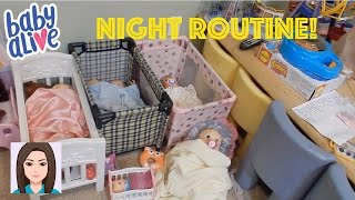 Night Routine Of All 25 Baby Alives [upl. by Anerul]