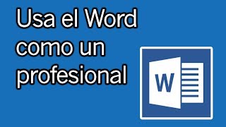 Haz trabajos tesis documentos profesionales y más con WORD [upl. by Elletnuahs]