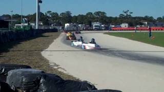 Daytona Dirt Track Opens With WKA Gokart Practice On Dec 2 [upl. by Dorran]