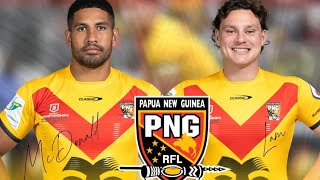 PNG KUMULS LINE UP  2024 Pacific Championships Relegation Playoff [upl. by Yeltsew]