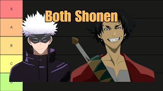 Shonen Anime Genre Tier List [upl. by Xella]