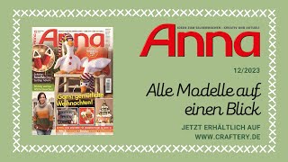 Zeitschrift Anna 1223  Alle Modelle auf einen Blick [upl. by Arras]