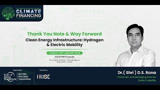 DrShri DS Rana  Clean Energy Infrastructure Hydrogen amp Electric Mobility [upl. by Levina]