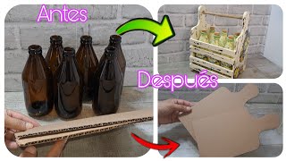 Alguna vez se te ocurrio RECICLAR Botellitas de vidrio para DECORAR tu cocina [upl. by Hibbs360]