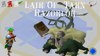 OSRS Lair of Tarn Razorlor Mini Quest Guide  Ironman Approved [upl. by Enrak]