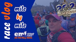 Edinburgh Marathon 2024 in the rain [upl. by Norahc]