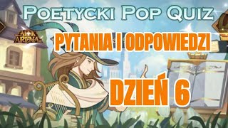 ZESTAW 68  POETYCKI POP QUIZ PYTANIA I ODPOWIEDZI  AFK Arena Polska [upl. by Downs]