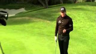 Phil Mickelson  How to hit Lob Shot off tight lie [upl. by Urbanna940]