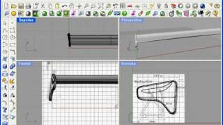 Tutorial Rhinoceros 3D Diseño de Alerones Parte 2 [upl. by Otrebile]