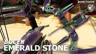 APEX LEGENDS Bocek Bow Emerald Stone  Legendary Skin Gameplay [upl. by Sherrard]