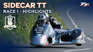 3WheelingMedia Sidecar TT Race 1  Highlights  2024 Isle of Man TT Races [upl. by Buine]