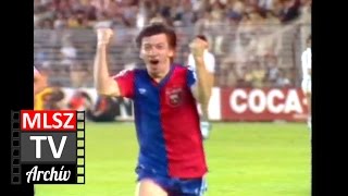 Real MadridVideoton  01  1985 05 22  MLSZ TV Archív [upl. by Adiam]