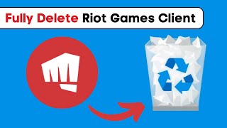 How to Uninstall Riot Games Client on Windows 1011  Fully Delete Riot Client [upl. by Seuguh]