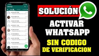 COMO RECUPERAR MI WHATSAPP SIN CODIGO DE VERIFICACION  EN 2 MINUTOS ✅ [upl. by Nemrac158]