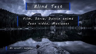 blind test 50 titres film série dessin animé jeux vidéo musiques [upl. by Aivin969]